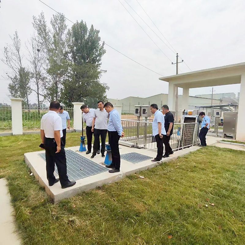 热烈欢迎各领导视察我司承建的宁陵县污水处理厂项目
