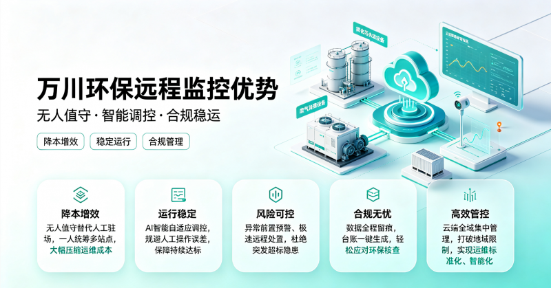 预判隐患、自动预警！智慧运维降低治污成本